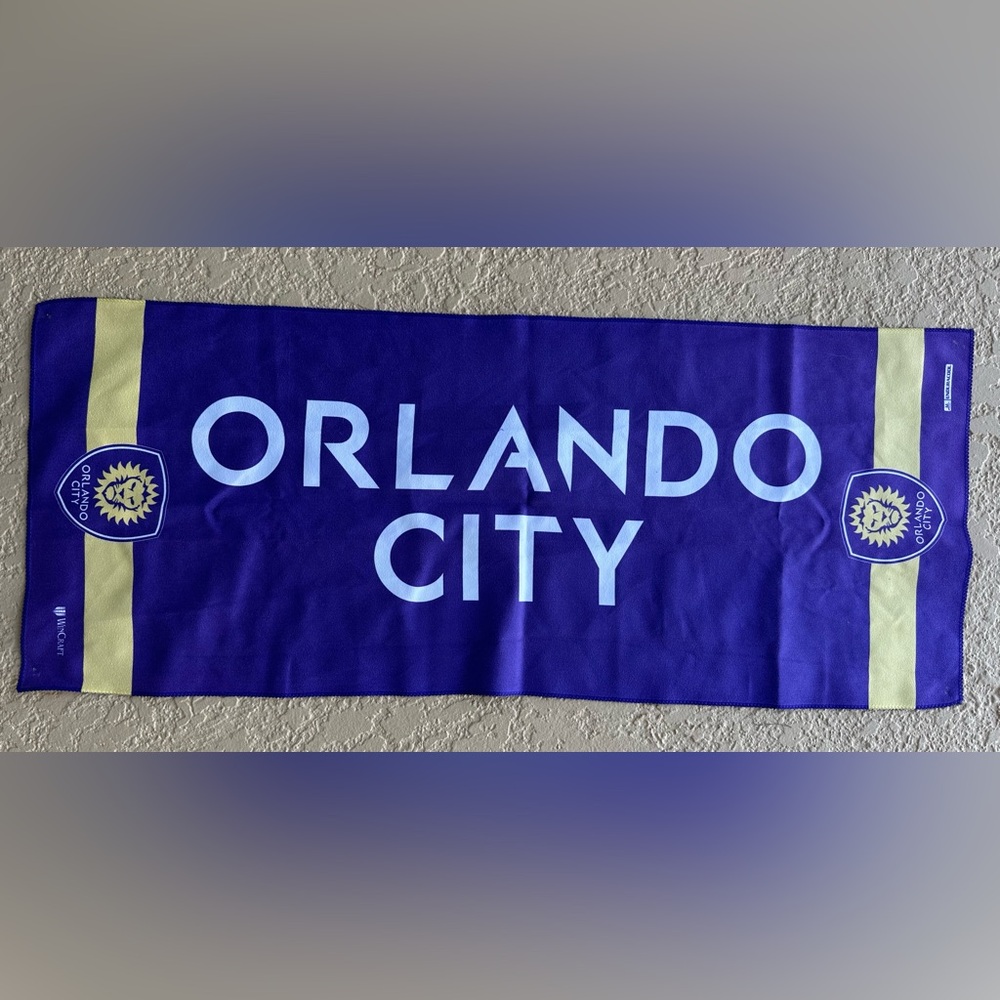 Orlando City SC MLS 2017 WinCraft Mini Rally Towel VGC